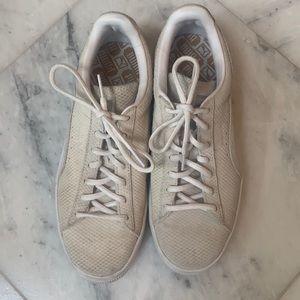 Puma leather low top sneaker